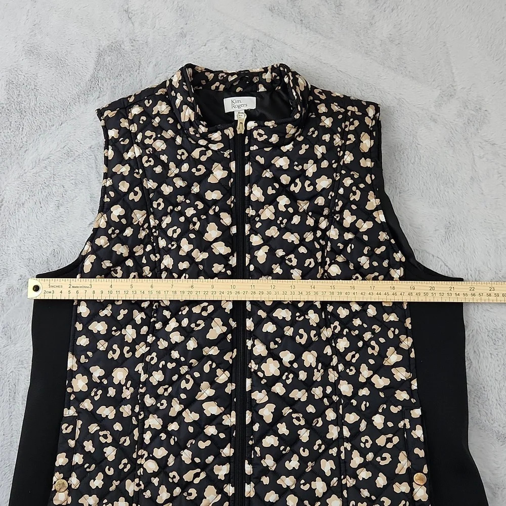 Kim Rogers animal print XL Strech vest - Picture 7 of 16